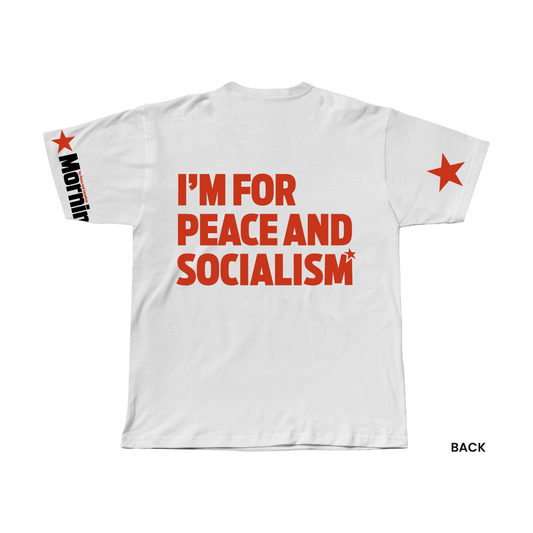 Morning Star T-shirt I'm For Peace and Socialism