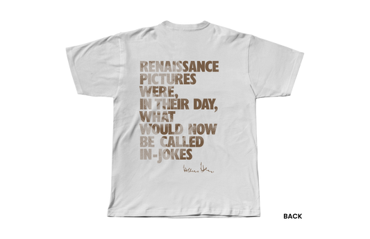 Hans Hess T-shirt: Renaissance pictures were, in their day, what would now be called in-jokes