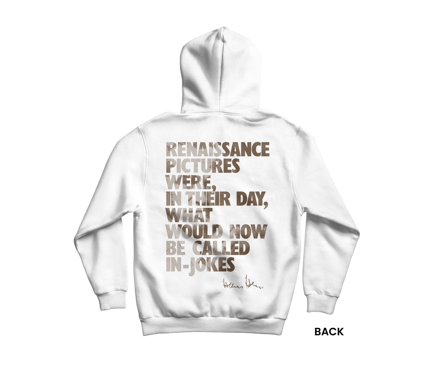 Hans Hess Hoodie: Renaissance pictures were, in their day, what would now be called in-jokes