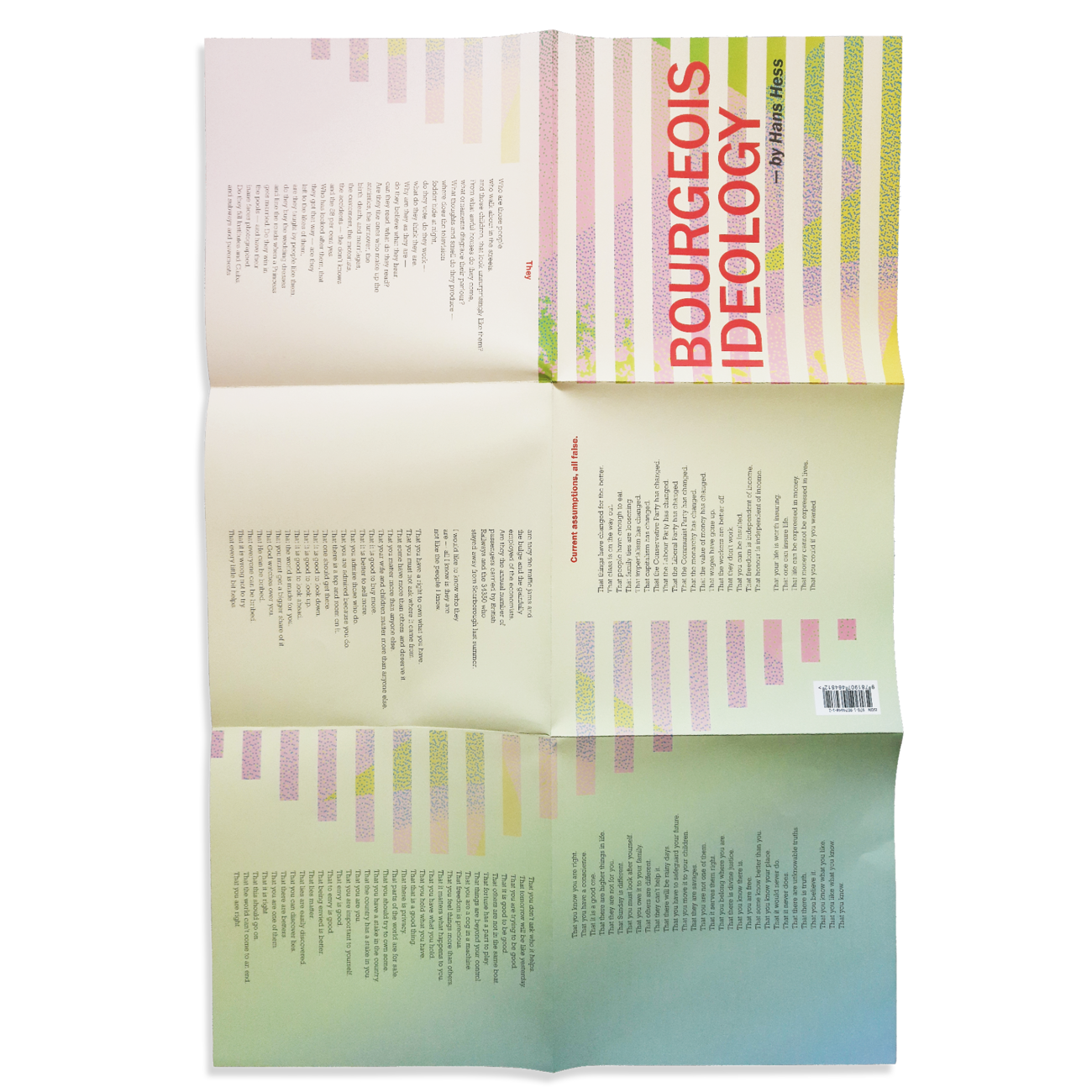 Bourgeois Ideology by Hans Hess