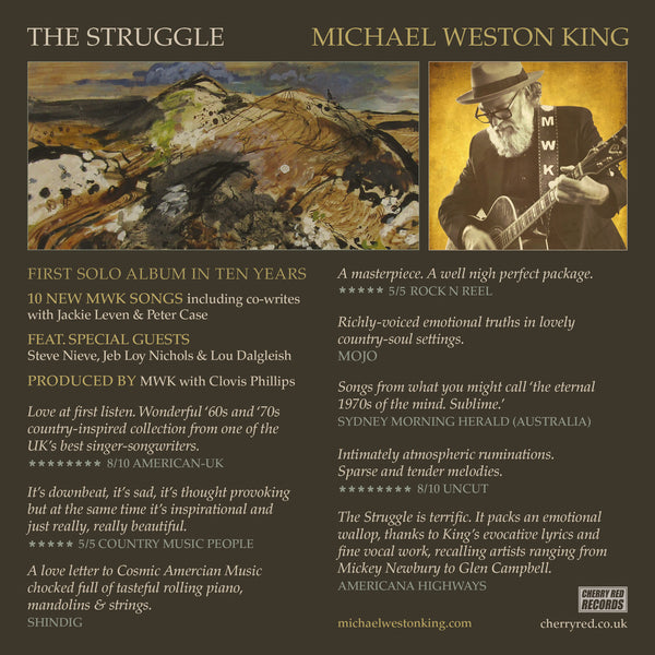 Signed - The Struggle by Michael Weston King  CD